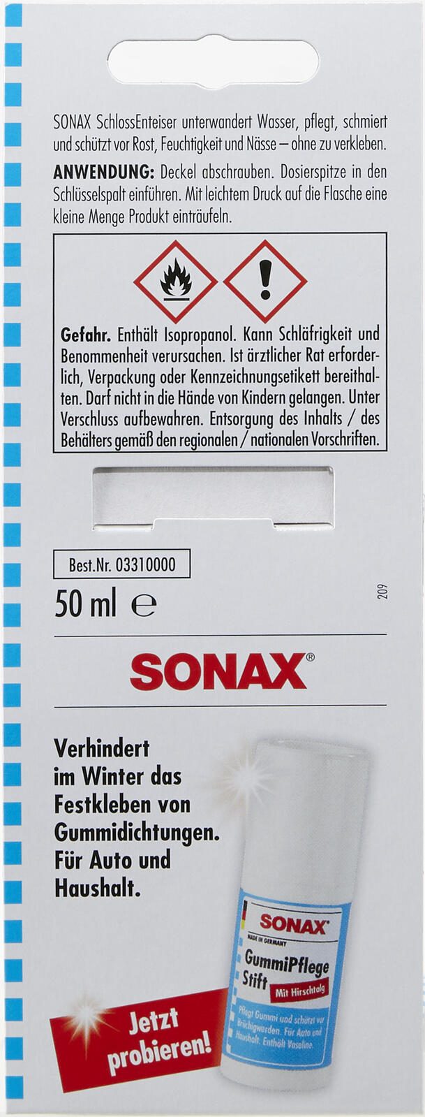 SONAX Türschlossenteiser 50,0 ml