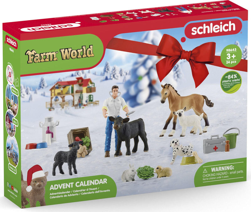 Schleich® Adventskalender mehrfarbig