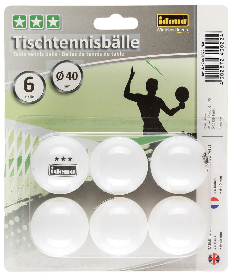 Idena Tischtennisbälle 6 Stück