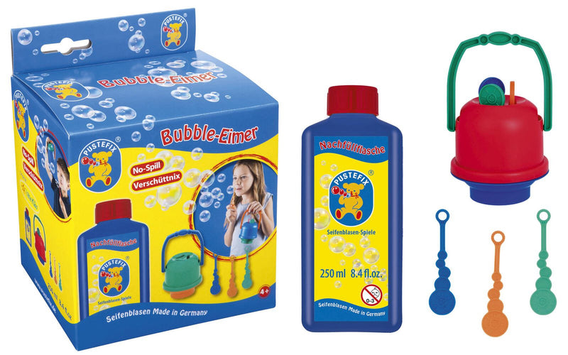 PUSTEFIX® Seifenblasen Bubble-Eimer + Ball