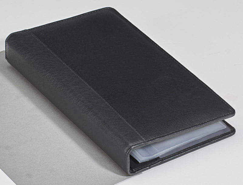 Alassio Visitenkarten-Ringbuch schwarz