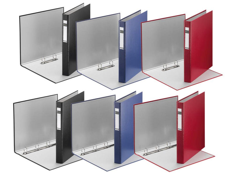 LEITZ Ringbuch 2-Ringe DIN A4 4 cm rot