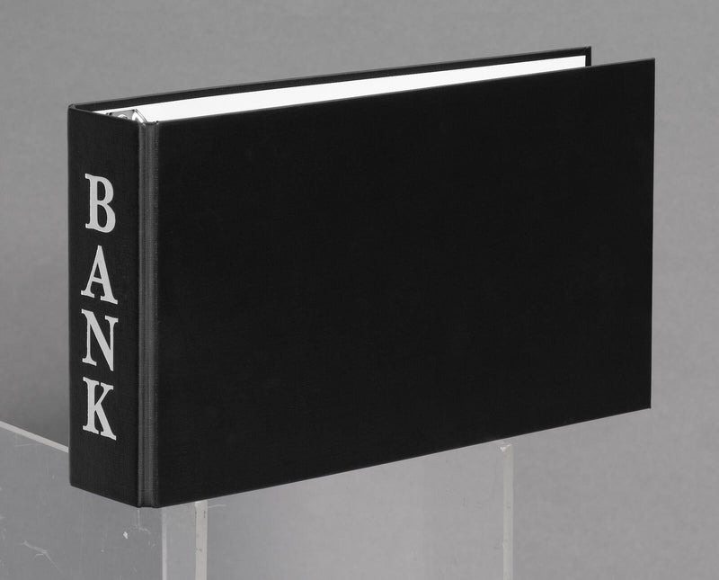 VELOFLEX Bankringbuch 2-Ringe DIN A6 quer 4.5 cm schwarz