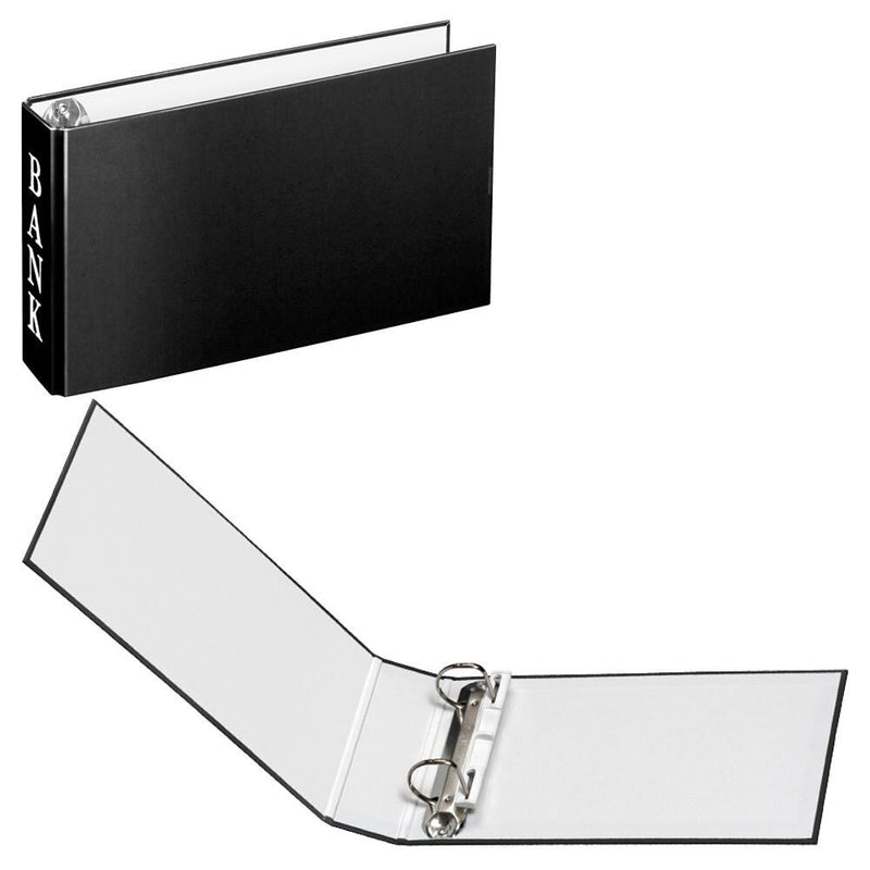 VELOFLEX Bankringbuch 2-Ringe DIN A6 quer 4.5 cm schwarz