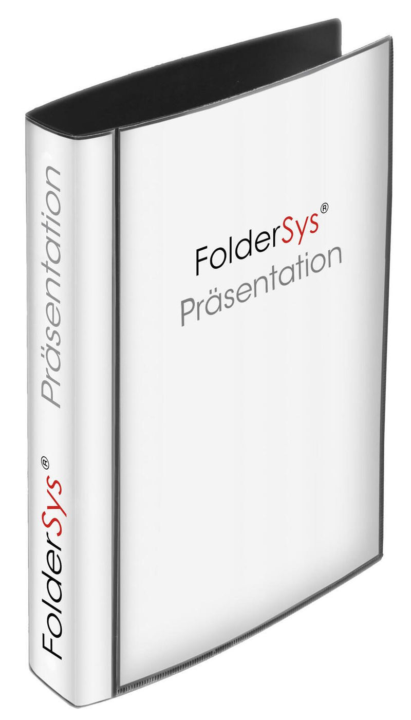 FolderSys Ringbuch 4-Ringe DIN A4 4 cm schwarz