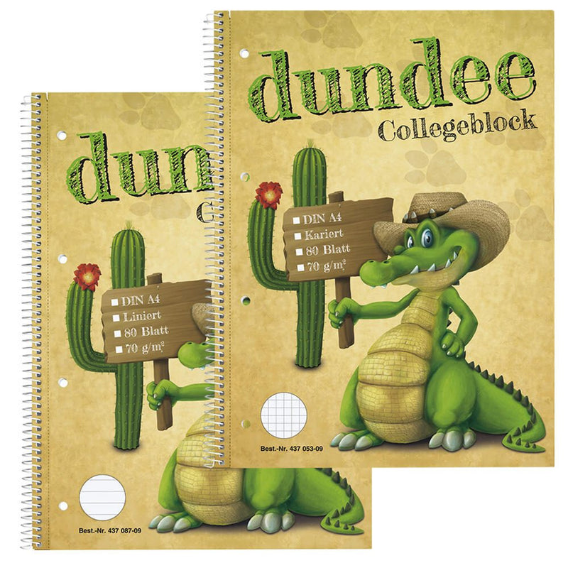 dundee Collegeblöcke DIN A4 kariert