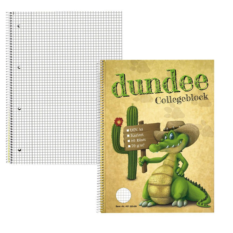 dundee Collegeblöcke DIN A4 kariert