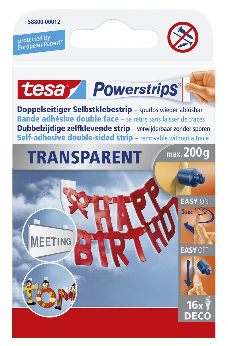 tesa Klebestreifen 1.5 cm x 4.2 cm transparent
