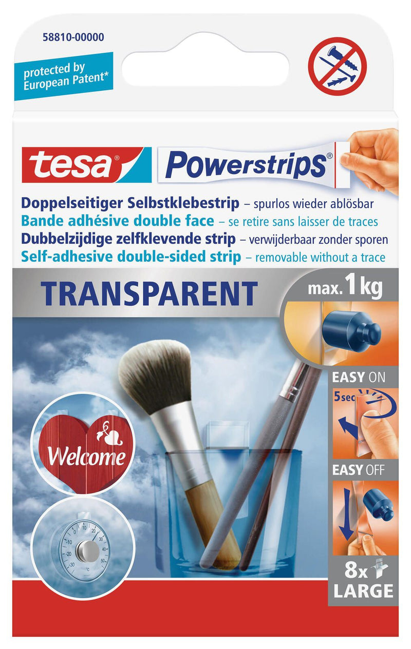 tesa Klebestreifen 2 cm x 5 cm transparent