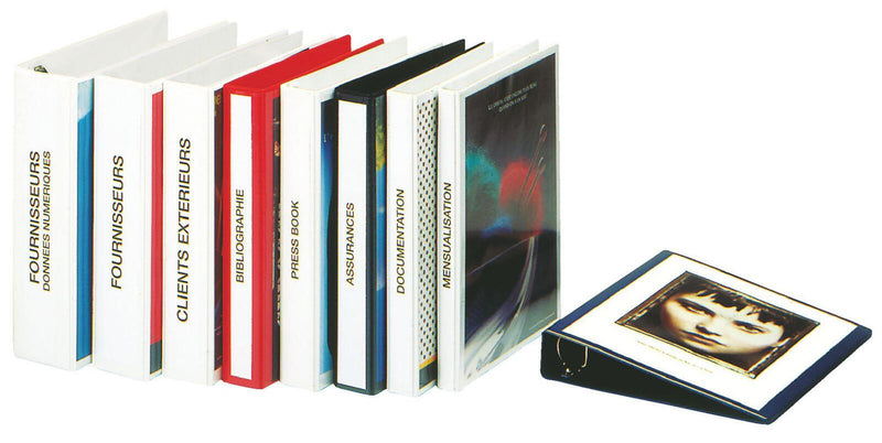 Esselte Präsentationsringbuch 4-Ringe DIN A4 8.5 cm weiß