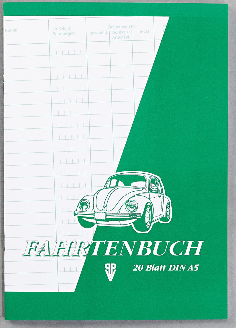 Formularbuch Fahrtenbuch, Pkw mit Kraftstoffverbrauch 4251 DIN A5 20 Seiten