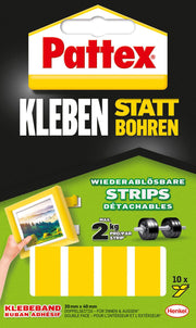 Pattex Klebestreifen 2 cm x 4 cm weiß