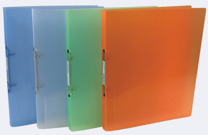 DONAU Ringbücher 2-Ringe DIN A4 2.5 cm weiß, blau, grün, orange