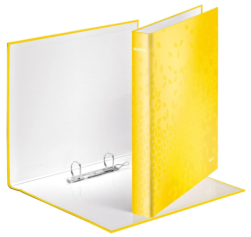 LEITZ Ringbuch 2-Ringe DIN A4 4 cm gelb
