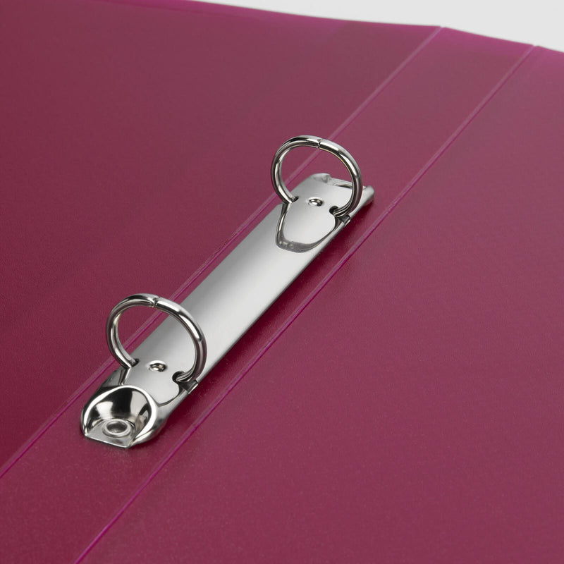 RAPESCO® Ringbücher 2-Ringe DIN A4 2.6 cm grün, blau, pink, violett, hellblau