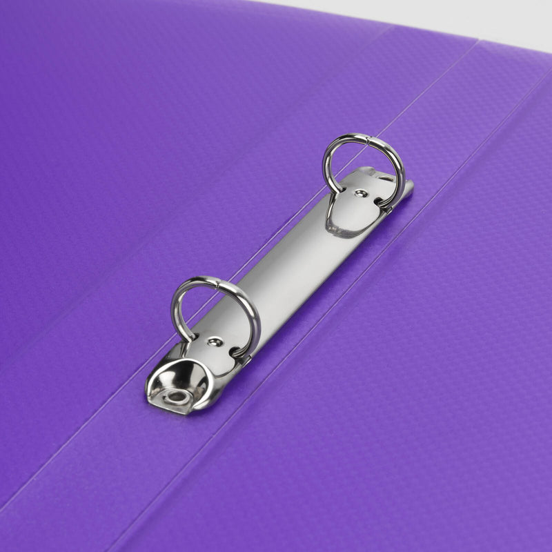 RAPESCO® Ringbücher 2-Ringe DIN A4 2.6 cm grün, blau, pink, violett, hellblau