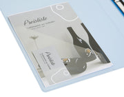 EICHNER Präsentationsringbuch 4-Ringe DIN A4 2.5 cm blau-transparent