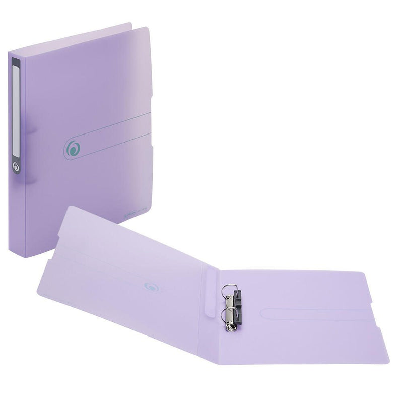 herlitz Ringbuch 2-Ringe DIN A4 3.8 cm lila-transparent