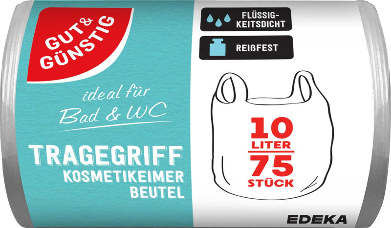 GUT&GÜNSTIG Kosmetikbeutel 10,0 l transparent