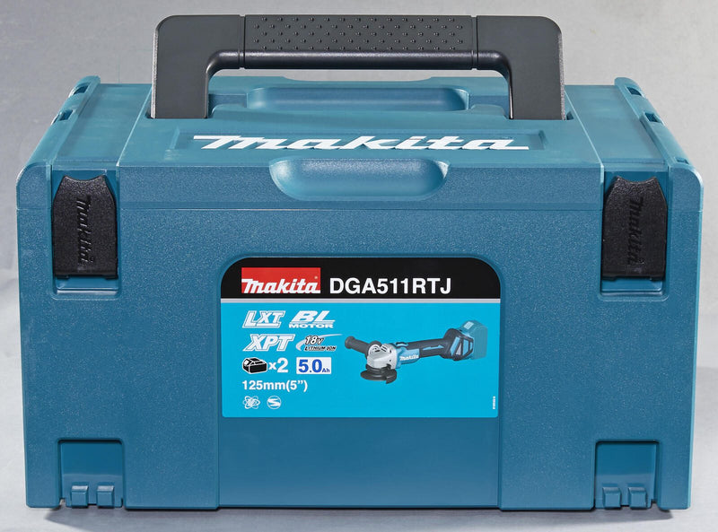 makita Akku-Winkelschleifer-Set DGA511RTJ