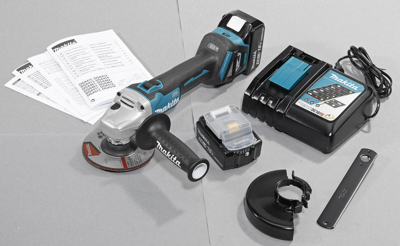 makita Akku-Winkelschleifer-Set DGA511RTJ