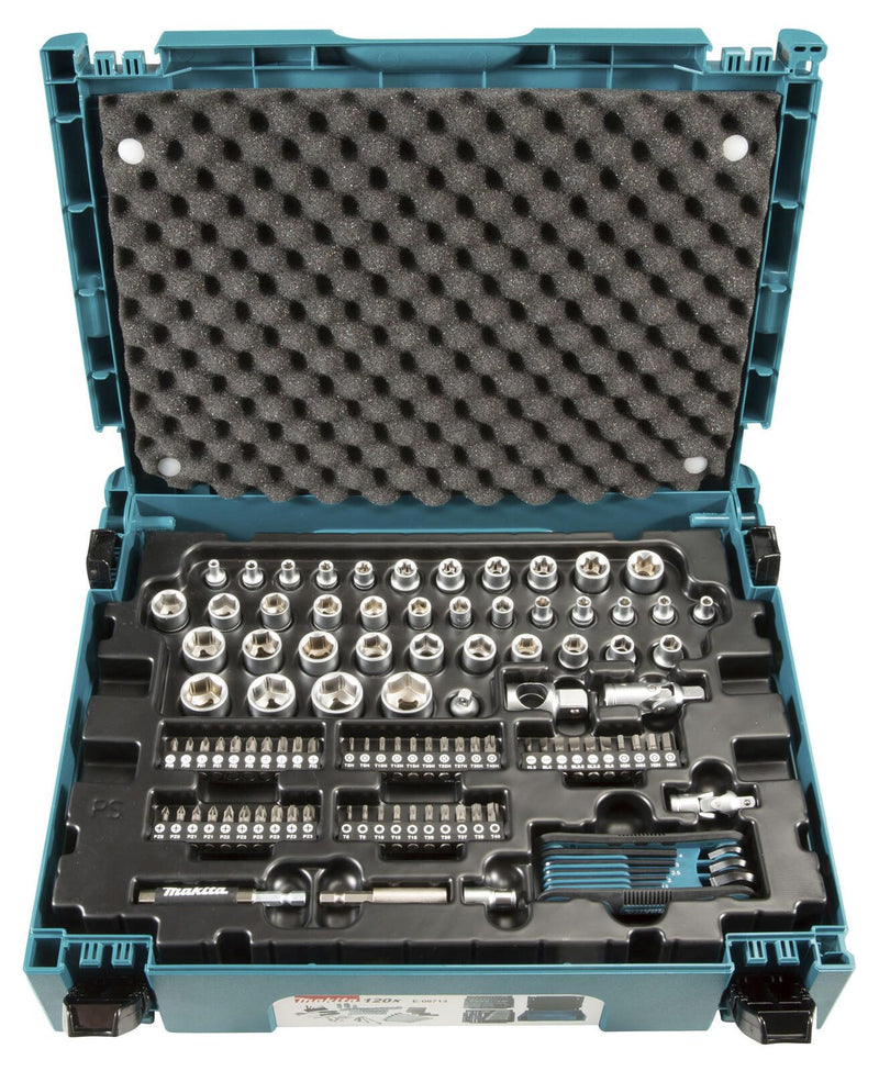 makita E-08713 Werkzeugkoffer 120-teilig