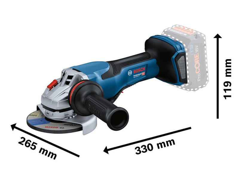 BOSCH Professional Akku-Winkelschleifer 06019H6A00
