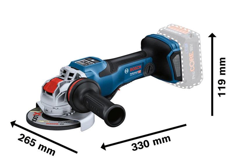 BOSCH Professional Akku-Winkelschleifer 06019H6G00