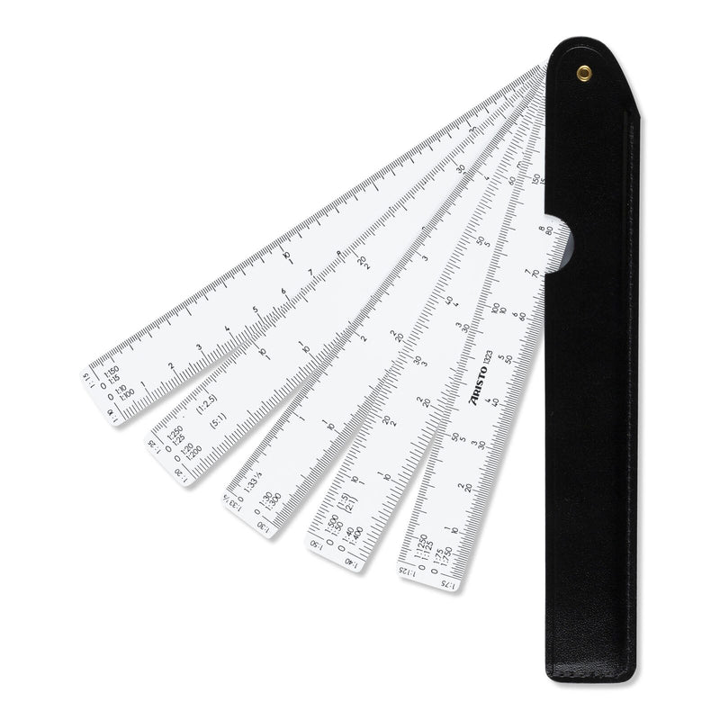 Aristo Fächermaßstab 5 Fächer