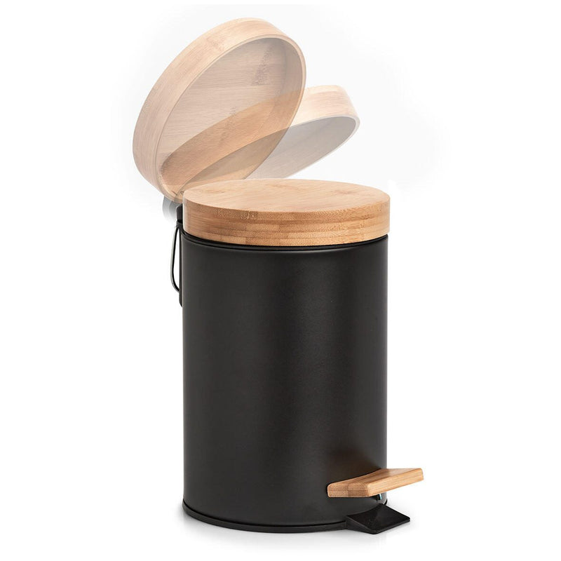 Zeller Kosmetikeimer 3,0 l Bambus-schwarz