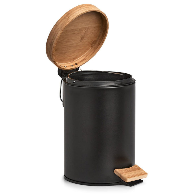 Zeller Kosmetikeimer 3,0 l Bambus-schwarz