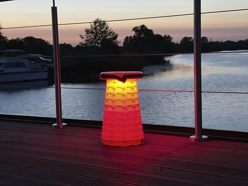WEDO Teleskop-Hocker SITTOGLOW rot