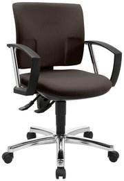 Topstar Bürostuhl Pro 30 chrom d.braun
