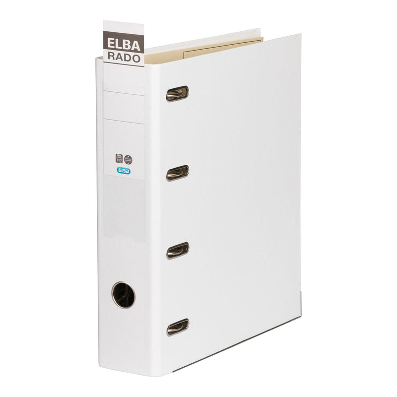 ELBA Doppelordner 2x A5 quer Polyvinylchlorid (PVC) weiß