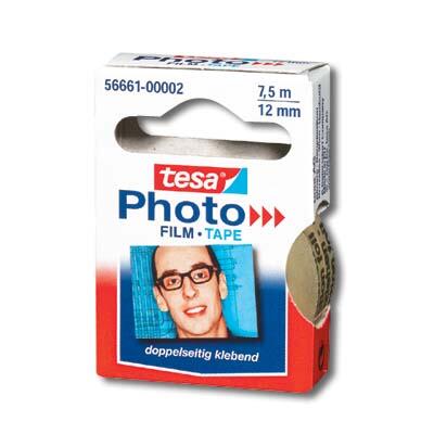 tesa doppelseitiges Klebeband 12 mm x 7.5 m transparent