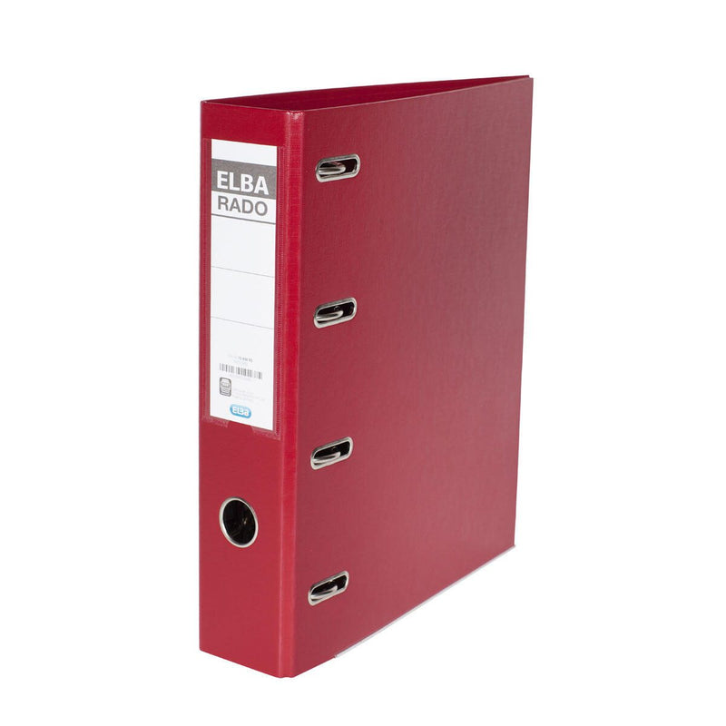 ELBA Doppelordner 2x A5 quer Polyvinylchlorid (PVC) rot
