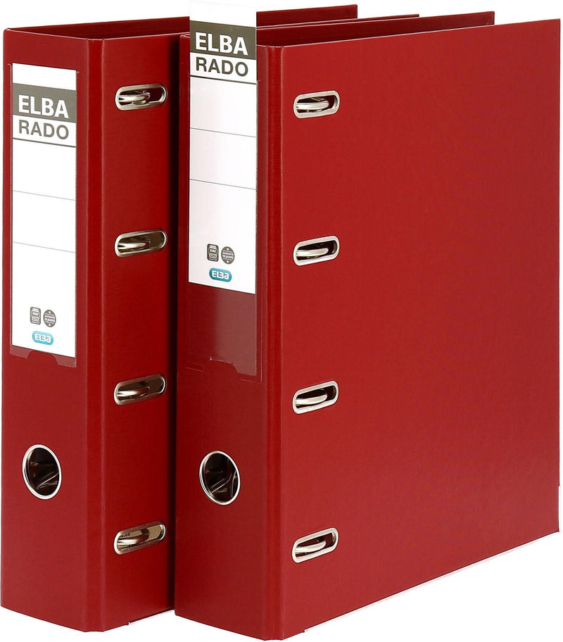 ELBA Doppelordner 2x A5 quer Polyvinylchlorid (PVC) rot