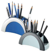 DURABLE Stiftehalter 20,5 x 9,0 x 8,0 cm silber/blau