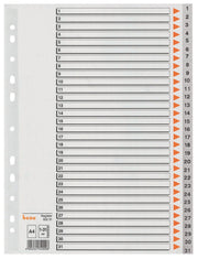 bene Ordnerregister Vollformat 1-31 DIN A4