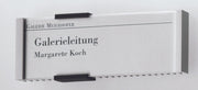 DURABLE Türschild 14,9 x 5,25 cm silber