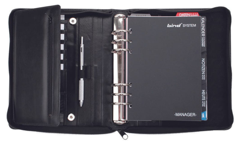 bind Terminplaner 22,5 x 5,5 x 25,7 cm schwarz