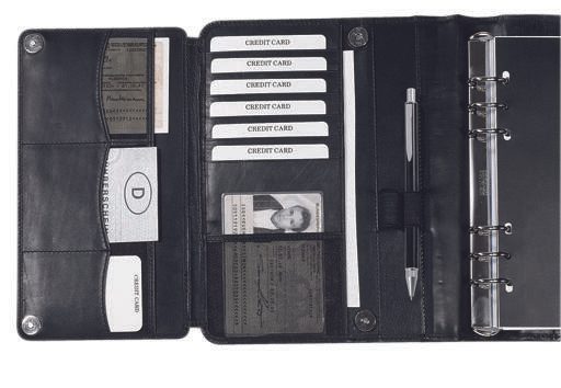 bind Terminplaner 22,5 x 5,5 x 25,7 cm schwarz