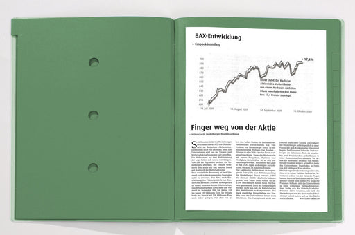 bene Ordnungsmappe DIN A4 12-Fach blau