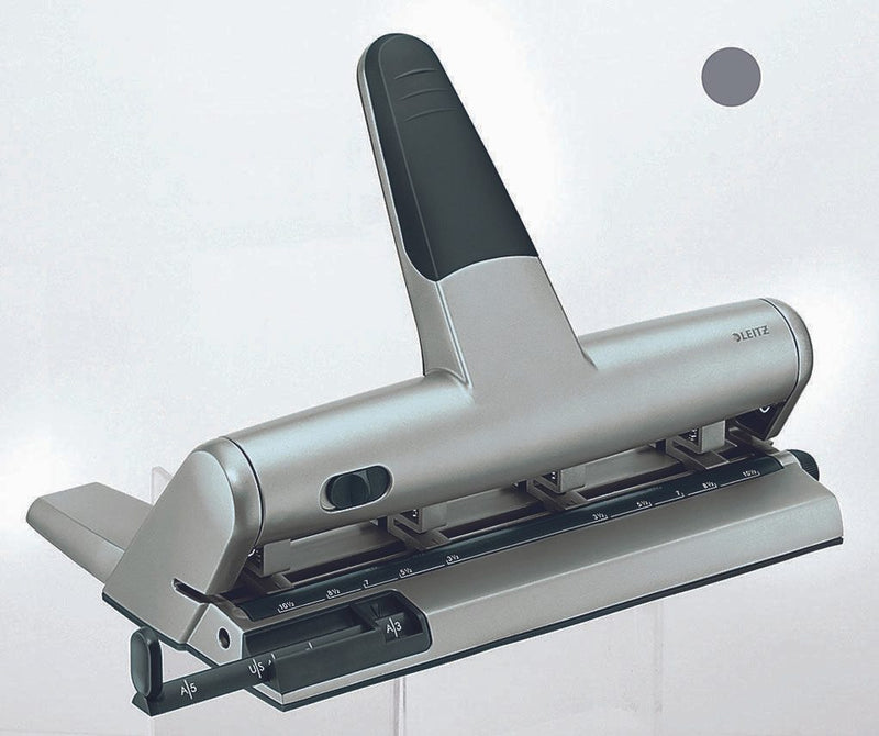 LEITZ Doppellocher Akto silber