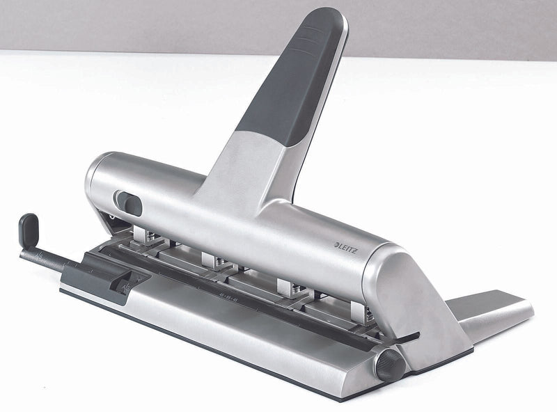 LEITZ Doppellocher Akto silber