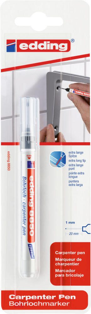 edding Tieflochmarker 1.0 mm Schwarz
