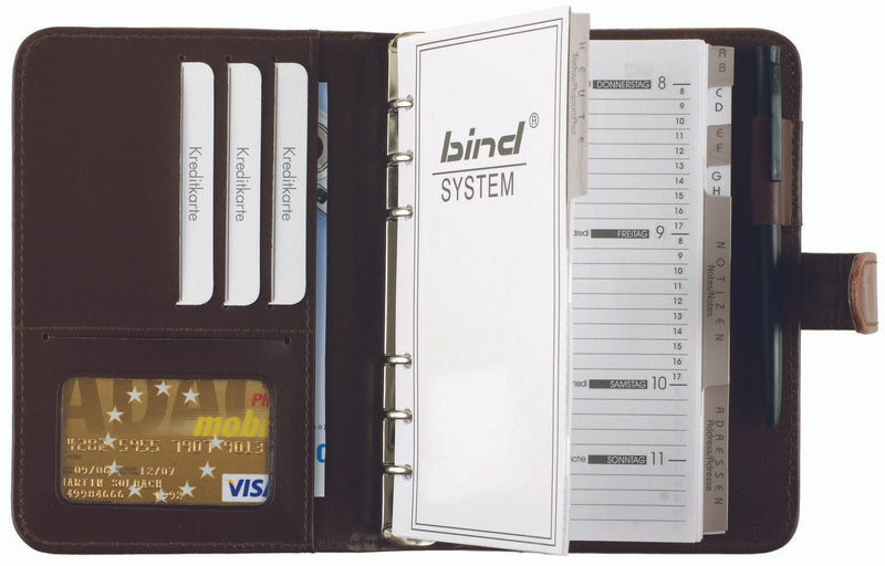 bind Terminplaner 13,0 x 3,5 x 18,5 cm braun