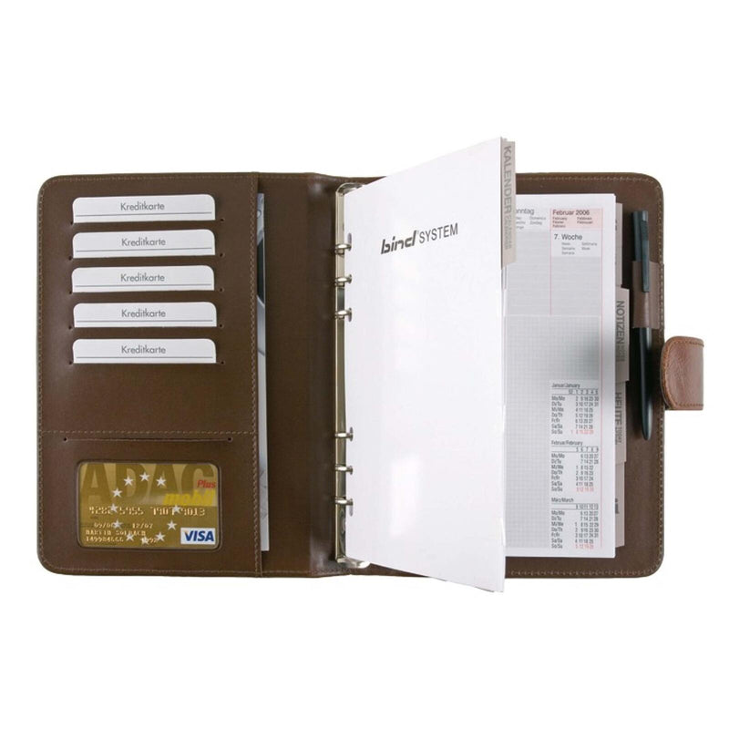 bind Terminplaner 18,0 x 3,8 x 24,0 cm braun