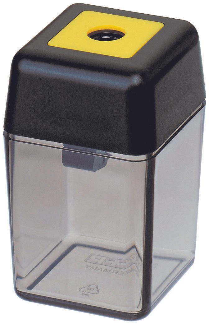 M + R Dosenspitzer schwarz/transparent
