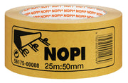 NOPI doppelseitiges Klebeband 50 mm x 25 m braun